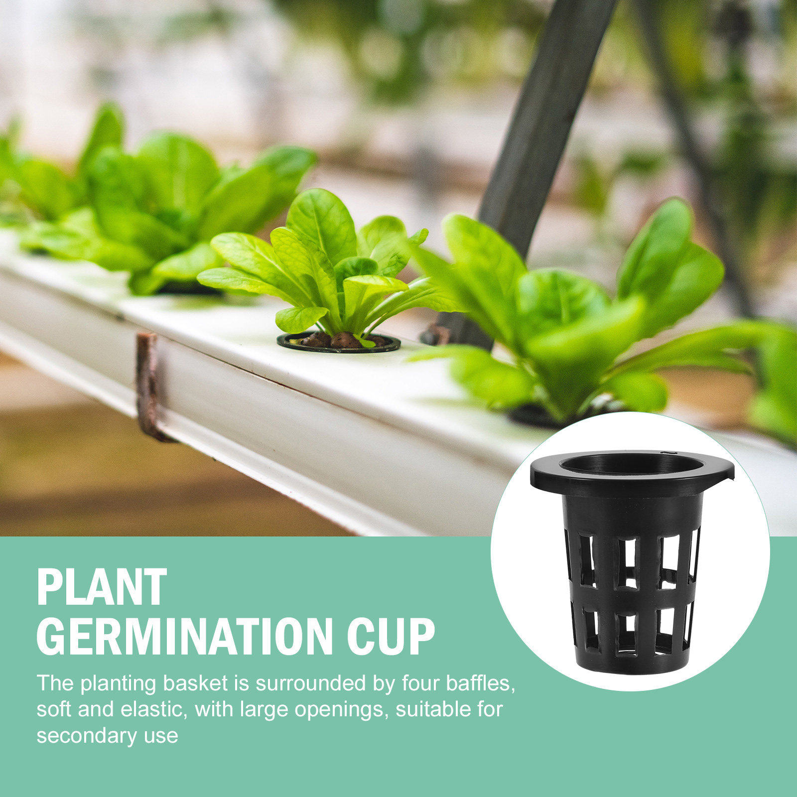 50Pcs Plastic Planting Baskets - огляд і ціна Gardening Tools Vegetables