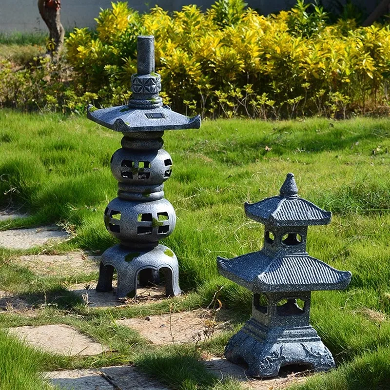 Retro solar garden stone tower - огляд і ціна Gardening Hand Tools Japanese