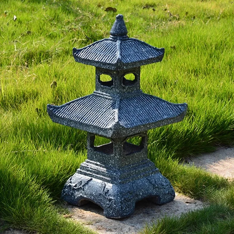 Retro solar garden stone tower - огляд і ціна Gardening Hand Tools Japanese