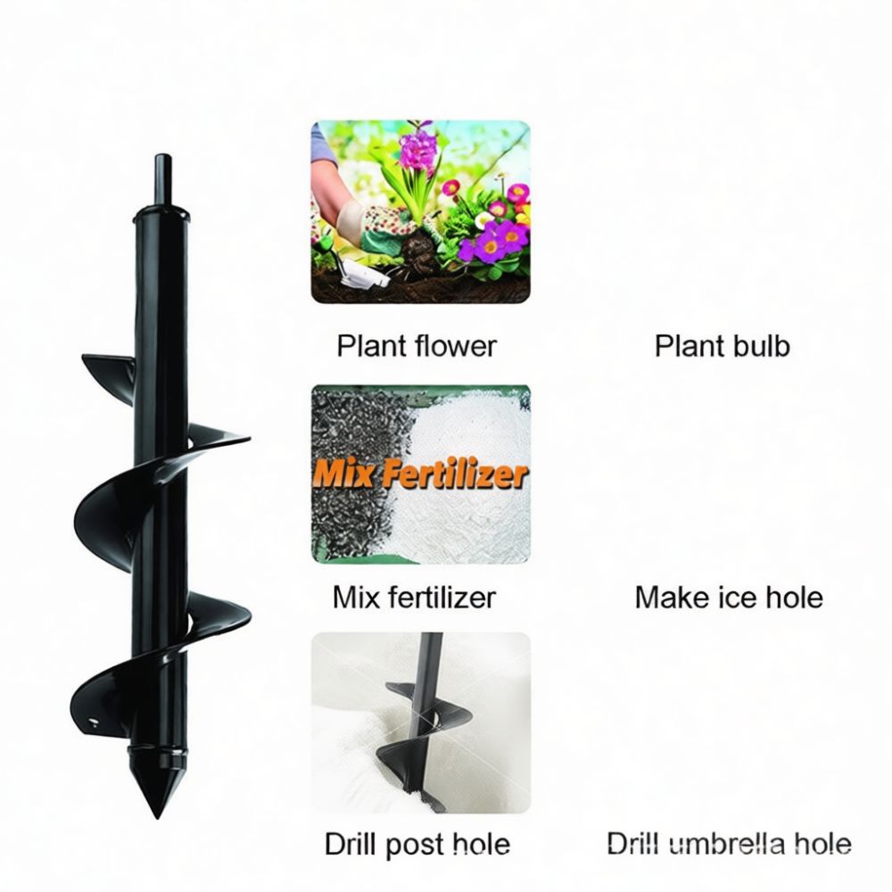 Spiral Drill Accessory Garden  - огляд і ціна Gardening Tools Vegetables