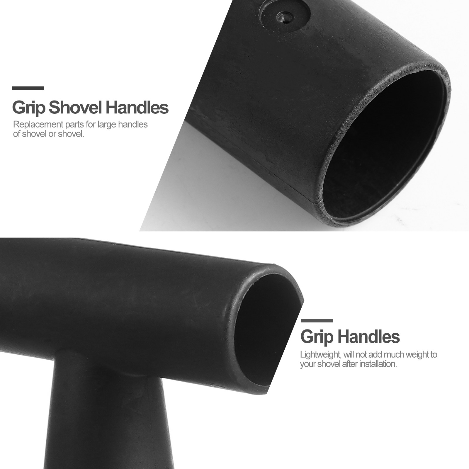 2Pcs T-Shape Shovel Handle Rep - огляд і ціна Spade Digging Fork
