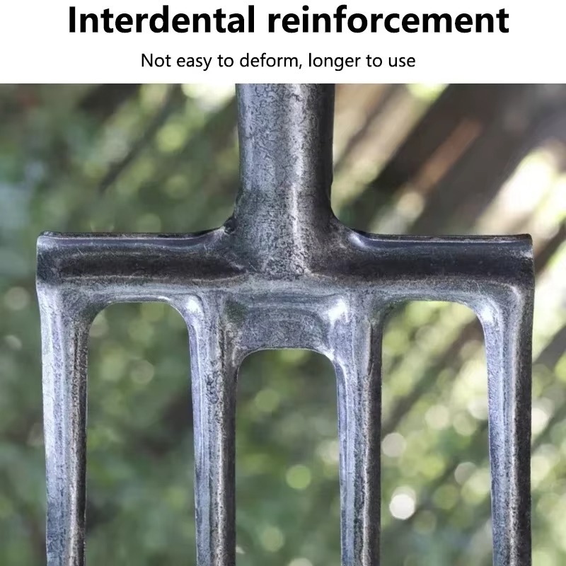 4-Tine Carbon Steel Agricultur - огляд і ціна Spade Digging Fork